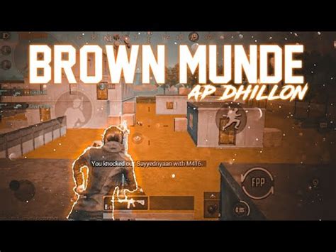 Brown Munde Ap Dhillon Ft Oppo A S Low End Device Bgmi Montage