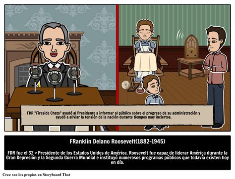 Qui N Fue Franklin Delano Roosevelt Storyboard