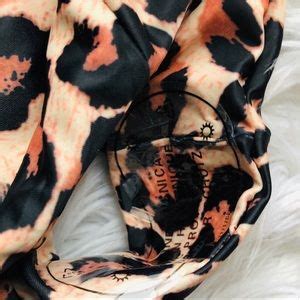 Omkagi Swim Omkagi Leopard Print Bandeau Bikini Poshmark