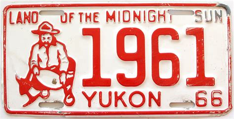 Yukon Personalised License Plates