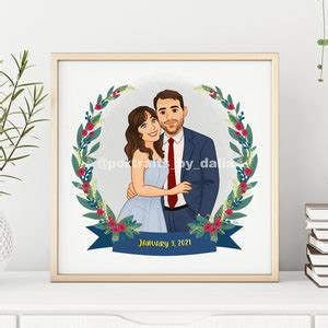 Family Portrait Illustration, Cartoon Portrait, Custom Illustration ...