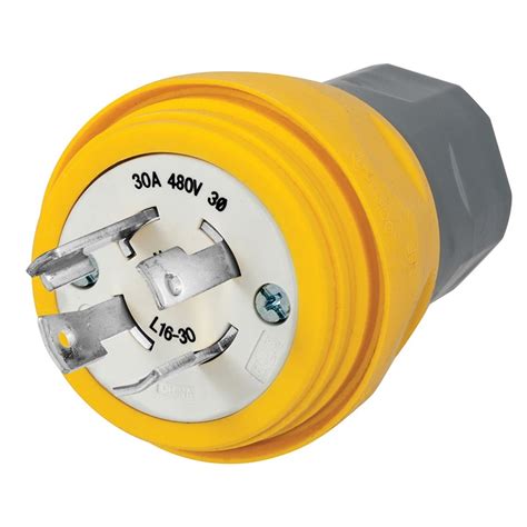 Hubbell Wiring Hbl W Wire Pole Watertight Locking Plug Volt