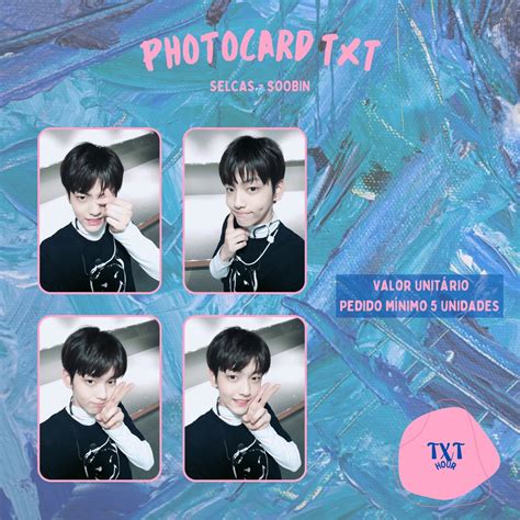 PHOTOCARD TXT TOMORROW X TOGETHER SOOBIN SELCAS Kpop Card Fanmade