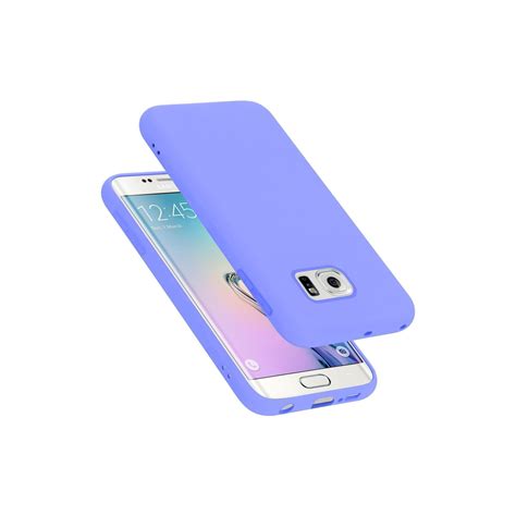 Samsung Galaxy S6 Edge Silikondeksel Case Lilla Elkjøp