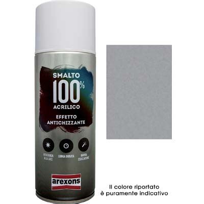 Smalto Spray Acrilico Antichizzante Arexons Antracite Ml