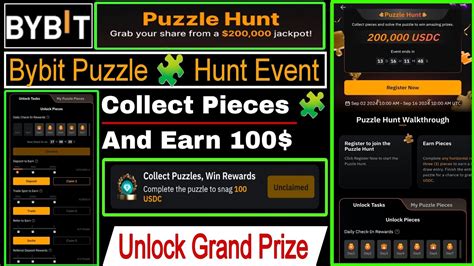 Bybit New Puzzle Hunt Event Collect Pieces Win 100 Bybit New