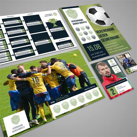 Designs für Sportvereine Turnierplan erstellen Sammelkarten