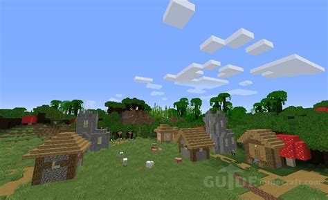 Bamboo Forest, Temple and Village seed for Minecraft 1.17.1/1.16.5