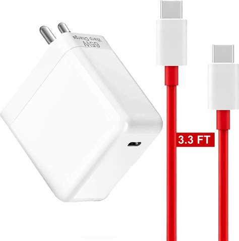 Original Oneplus W Type C Supervooc Dash Wrap Wall Charger Adapter