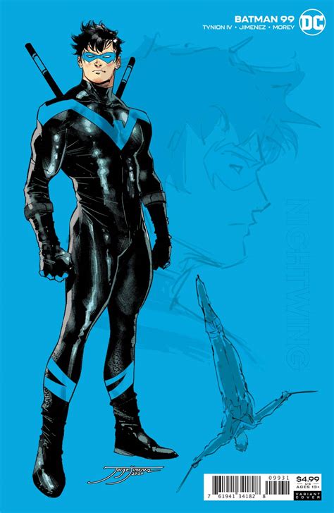 Batman Vol 3 99 Cover C Incentive Jorge Jimenez Nightwing Card Stock