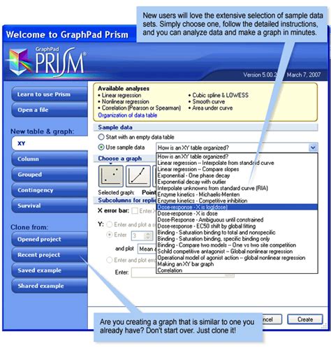 Graphpad Prism User Guide What Was New In Prism