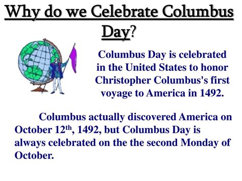 Ppt Why Do We Celebrate Columbus Day Powerpoint Presentation Free