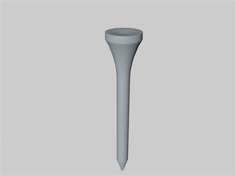 Golf Tee Free 3d Model Obj Fbx Free3d