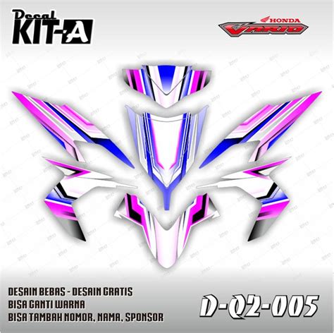 Jual Dekal Stiker Decal Sticker Custom Motor Honda Vario Techno