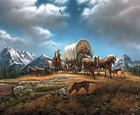 O BEAUTIFUL SPACIOUS SKIES BY TERRY REDLIN West Art Western