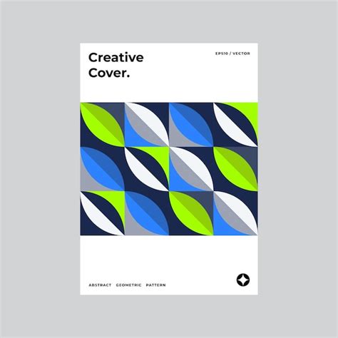 Premium Vector Design Cover Template With Colorful Shapes