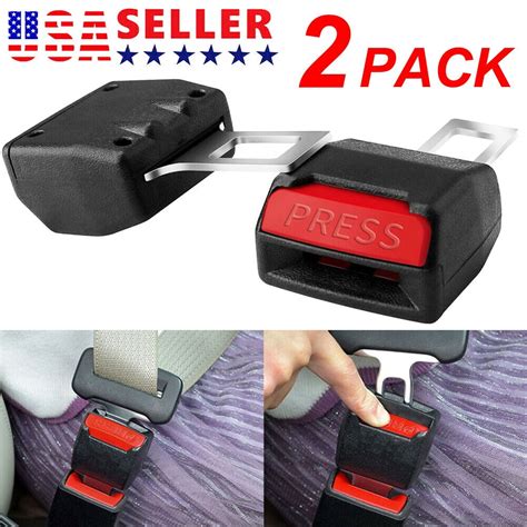 Pcs Universal Car Safety Seat Belt Seatbelt Clip Extender Extention