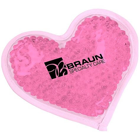 Imprint Plush Heart Hot Cold Pack Hr He Hr
