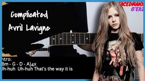 Complicated - Avril Lavigne (With Vocals) (Guitar Cover With Lyrics ...