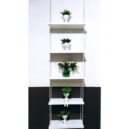 Prateleira Andares Mdf Suspensa Nicho Plantas Decorativa Shopee Brasil