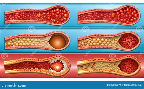 A Journey Through The Arteries Visualizing The Stages Of