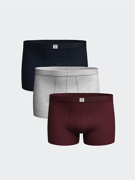 Standard Fit Cotton Flexible Mens Boxer 3 Piece W34908z8 Hms