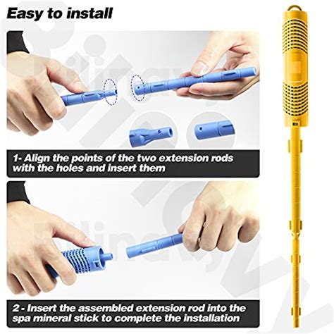 Bilinavy Spa In Filter Mineral Sticks Parts For Hot Tub Filter Cartridge Last For Months