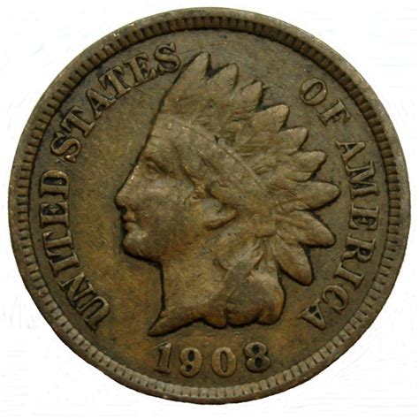 1908 Indian Head Cent 1c Very Good In 2024 Penny Coin Indian Head Coins