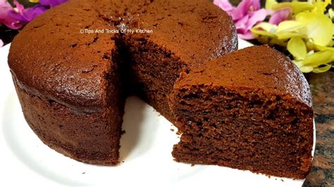 Eggless Chocolate Cake Recipe In Cooker Without Condensed Milk Hindi