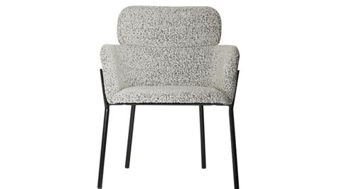 Azalea Black And White Boucle Dining Chair Reviews Cb2 Chair Dining Chairs Moon Chair