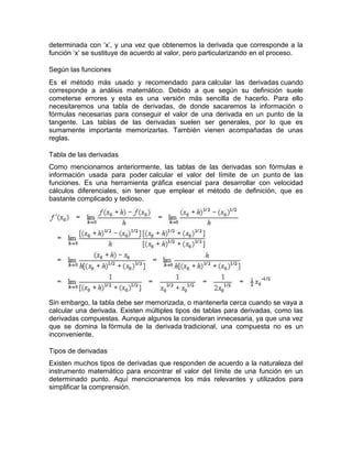 Derivadas Pdf Descarga Gratuita