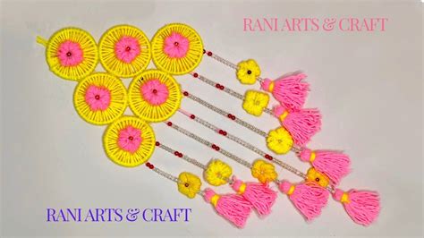 Easy Wall Hanging Toran Bangles Wall Hanging Unn Ki Toran Design