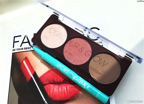 Палетка для скульптурирования лица Faberlic Contour&Glow Glam Team ...