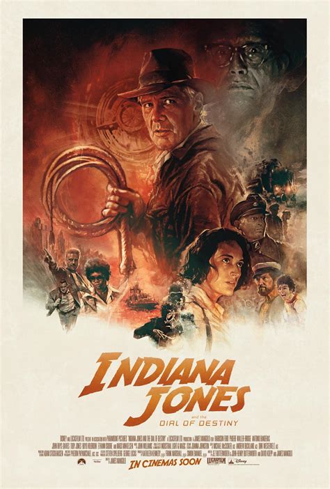 Indiana Jones and the Dial of Destiny poster.