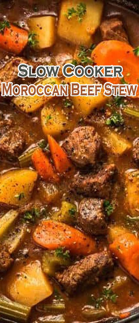 Slow Cooker Moroccan Beef Stew