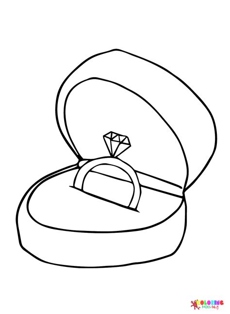 36 Wedding Ring Coloring Pages