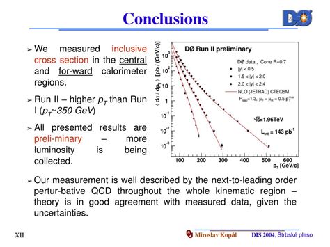 PPT Measurement Of Inclusive Jet Cross Section PowerPoint