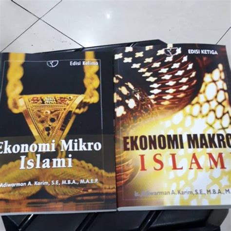 Jual JUAL 2 PAKET BUKU EKONOMI MAKRO MIKRO ISLAM IR ADIWARMAN KARIM