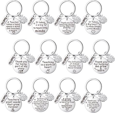 Amazon Rtteri Pieces Teacher Appreciation Gift Teacher Keychain