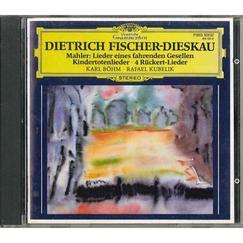 CD Karl Bohm Mahler Lieder Eines Fahrenden Gesellen Kindertotenlieder 4