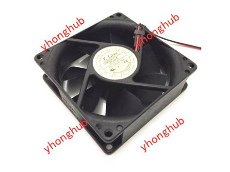 YALN FAN D80SH 12 DC 12V 0 30A 80x80x25mm 2 Wire Server Square Fan