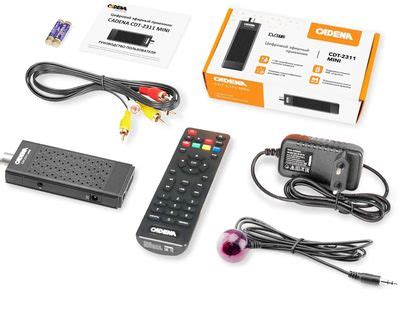 Ресивер DVB-T2 Cadena CDT-2311 MINI, черный – купить в Ситилинк | 1970396