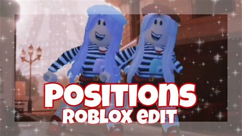 Positions『roblox Edit』⌇ Youtube