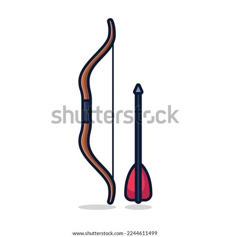 Bow Arrow Cartoon Style Vectorart Stock Vector (Royalty Free ...