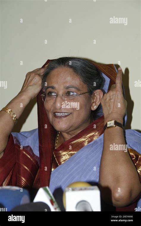 Portrait Du Pr Sident De La Al Sheikh Hasina Fille Du Grand Dirigeant