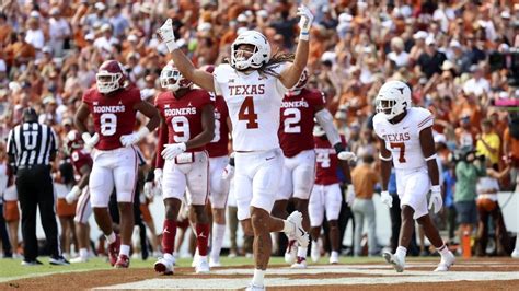 Texas Routs Oklahoma In Historic Victory Tcu Tops Kansas In Thriller And More From Week 6