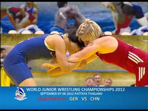 WORLD JUNIOR WRESTLING CHAMPIONSHIPS 2012 GER VS CHN YouTube