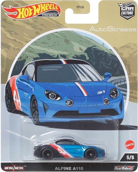 HOT WHEELS CAR CULTURE AUTO STRASSE ALPINE A FPY HCK Cena Opinie