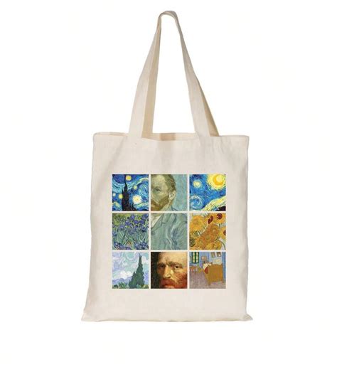 Bolsa Sacola Ecobag Algodão Obras Van Gogh SHEIN Brasil