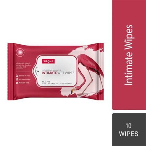 Buy Sirona Natural Intimate Wet Wipes Online At Best Price Of Rs